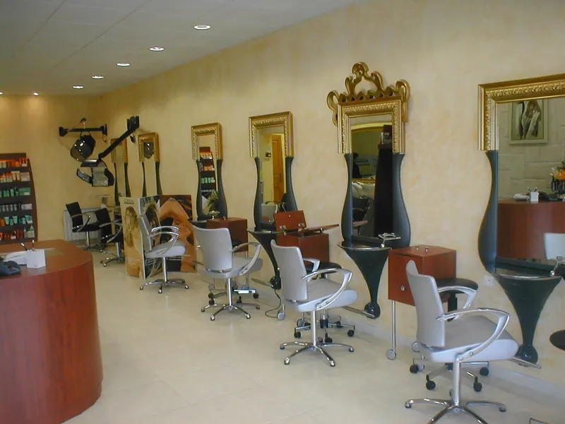 Salon de coiffure équipé : éclairage encastré, prises et alimentation des postes de travail